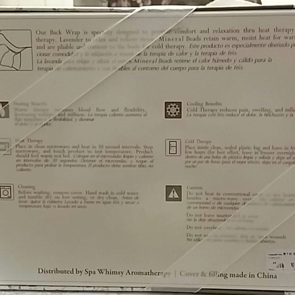 NWT  SPA WHIMSY  BACK WRAP - Picture 3 of 4